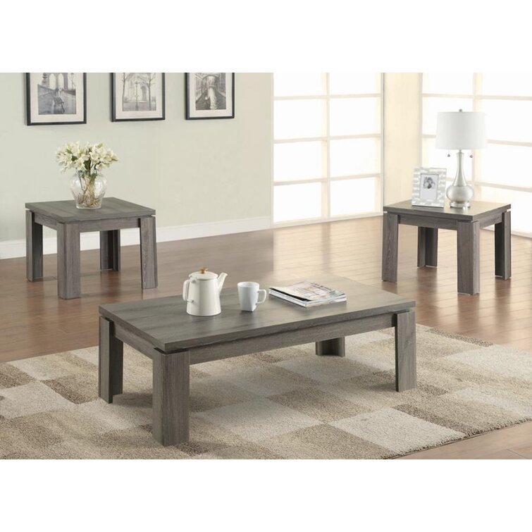 3 piece coffee store table set wayfair